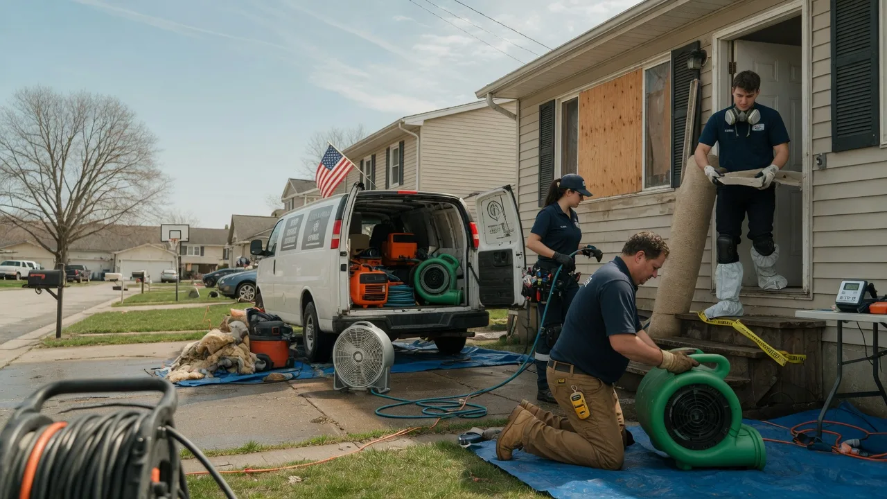 Water Damage Restoration in Tappen, ND near me